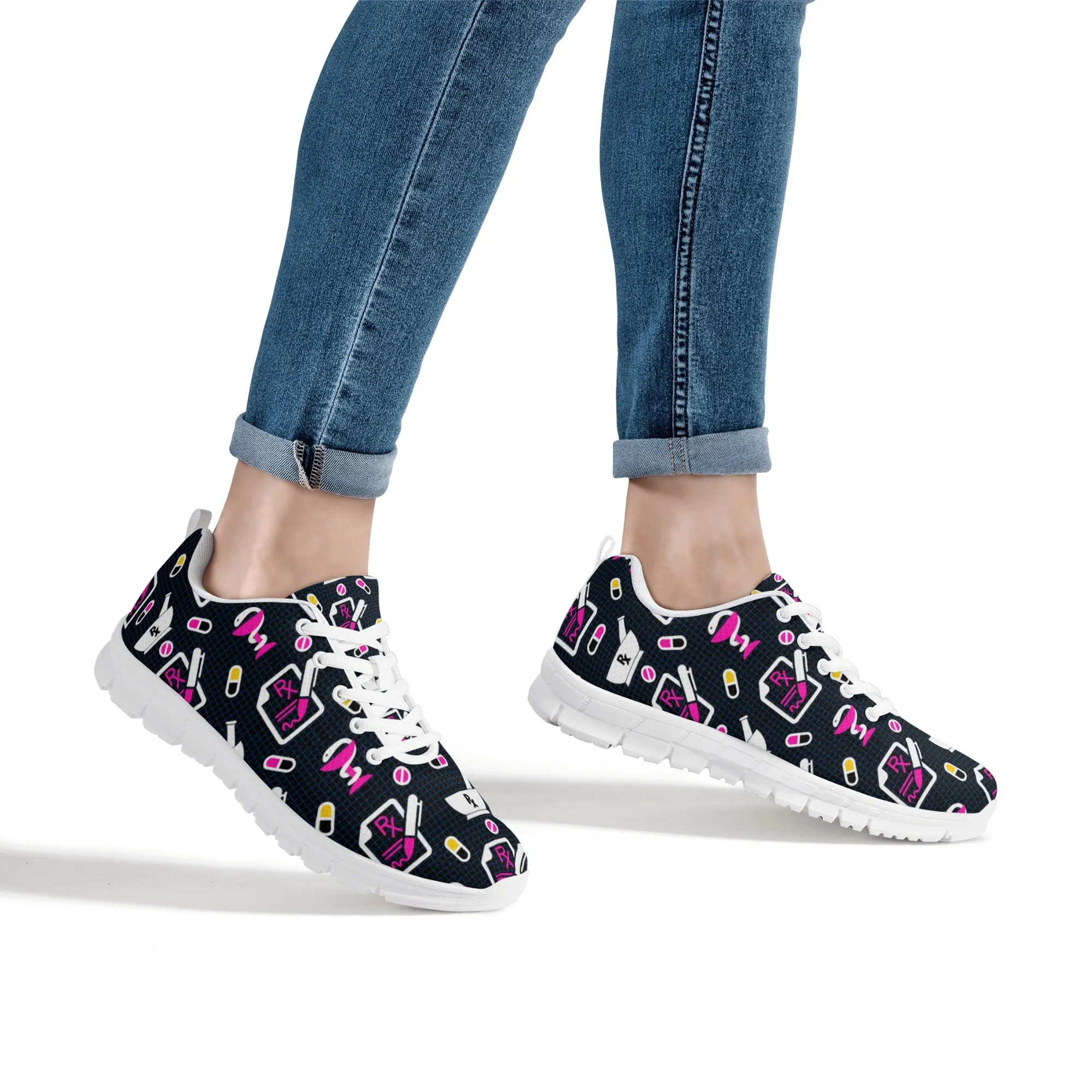 Rx Prescription Print Women's Running Shoes