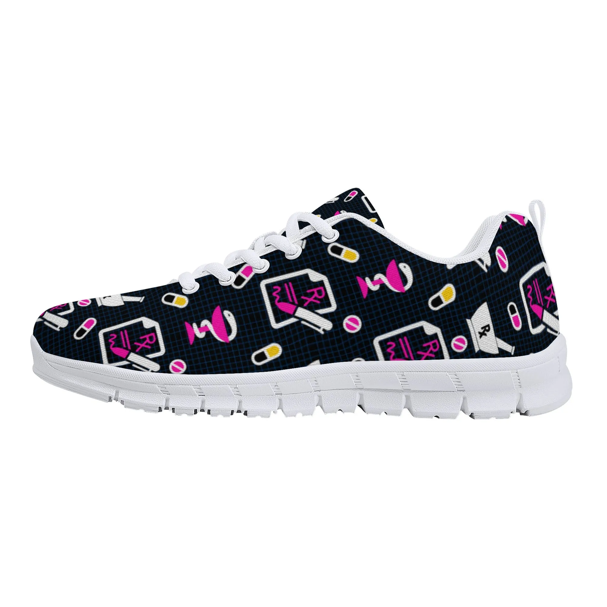 Rx Prescription Print Women's Running Shoes