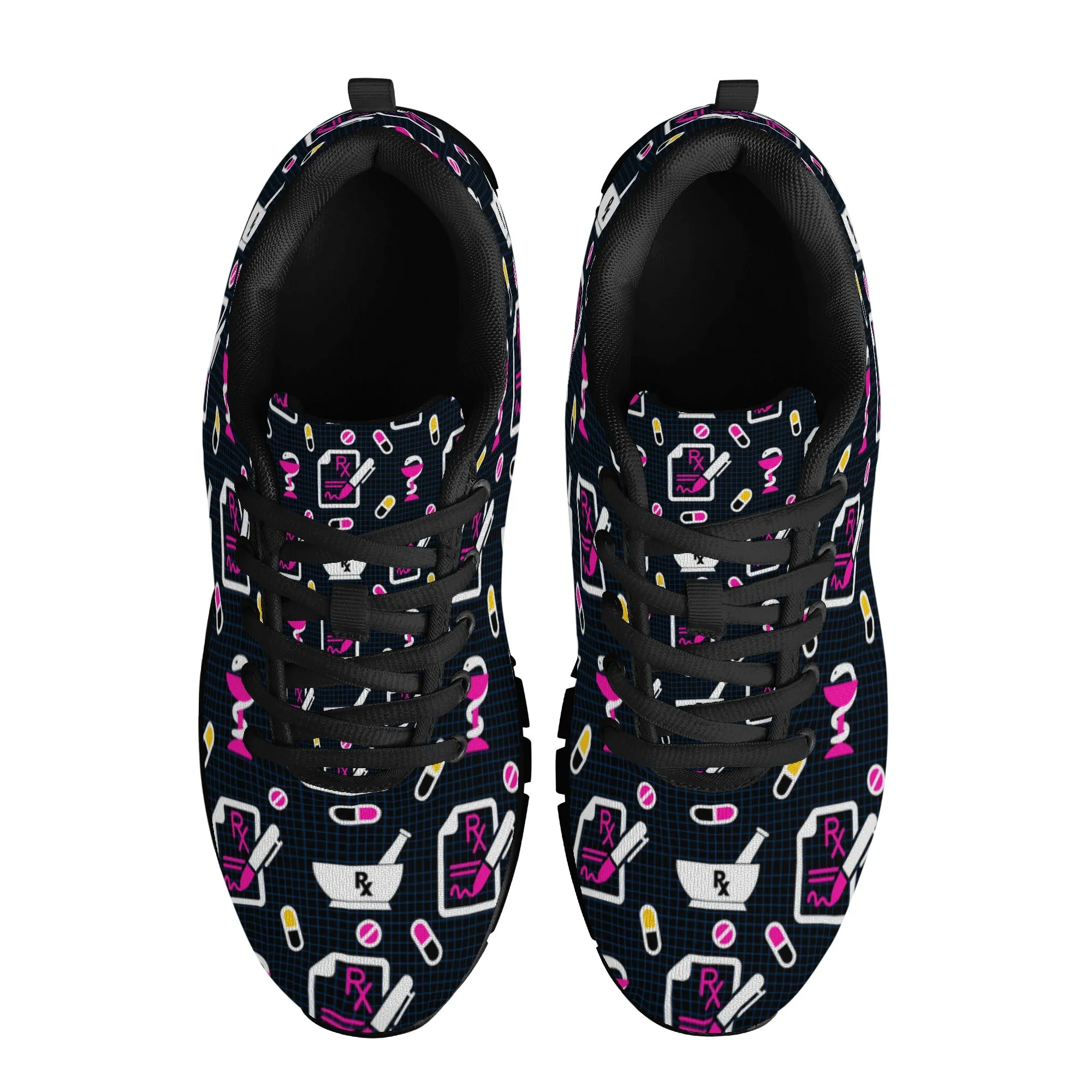 Rx Prescription Print Women's Running Shoes