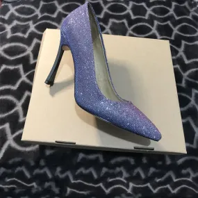 Sequin Gradient Pointed Toe Pumps