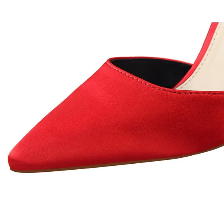 Tillbuy Bow Knot Strap Pumps
