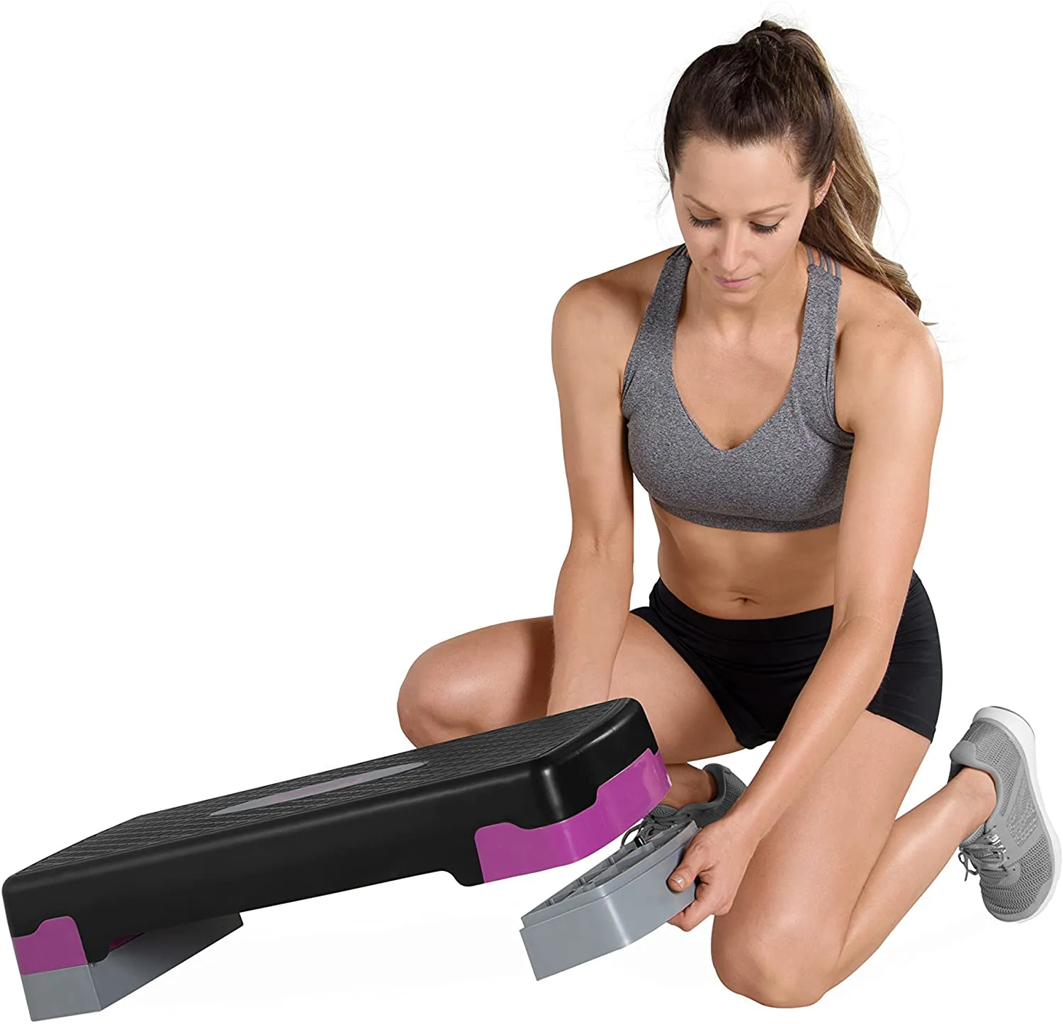 Tone Fitness Aerobic Step Platform | Exercise Step | Full and Compact Sizes