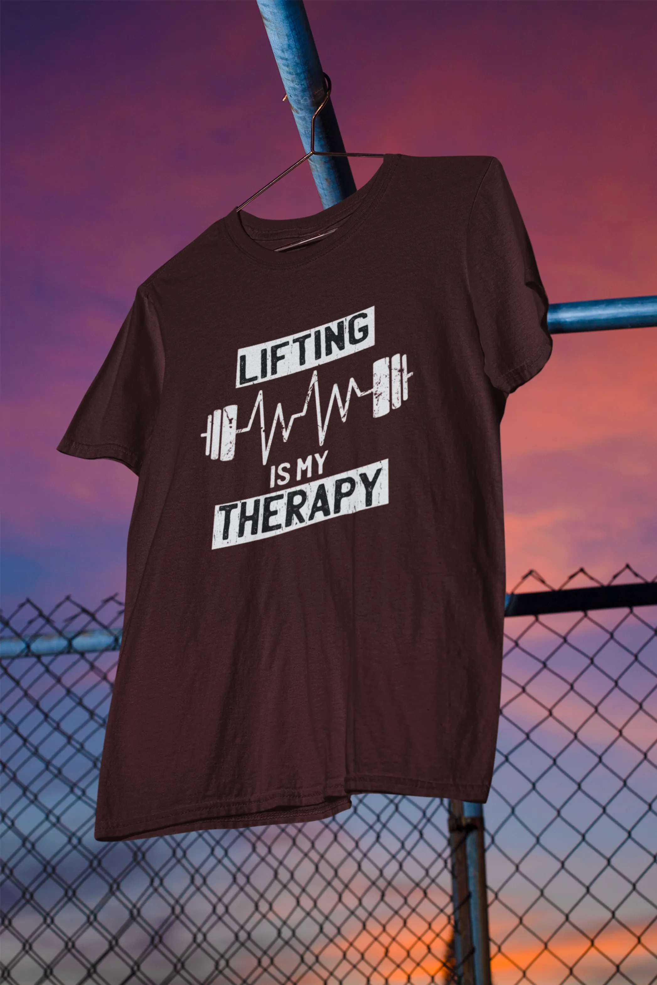 Weight lifting Therapy Printed Oversized T-shirt for Men