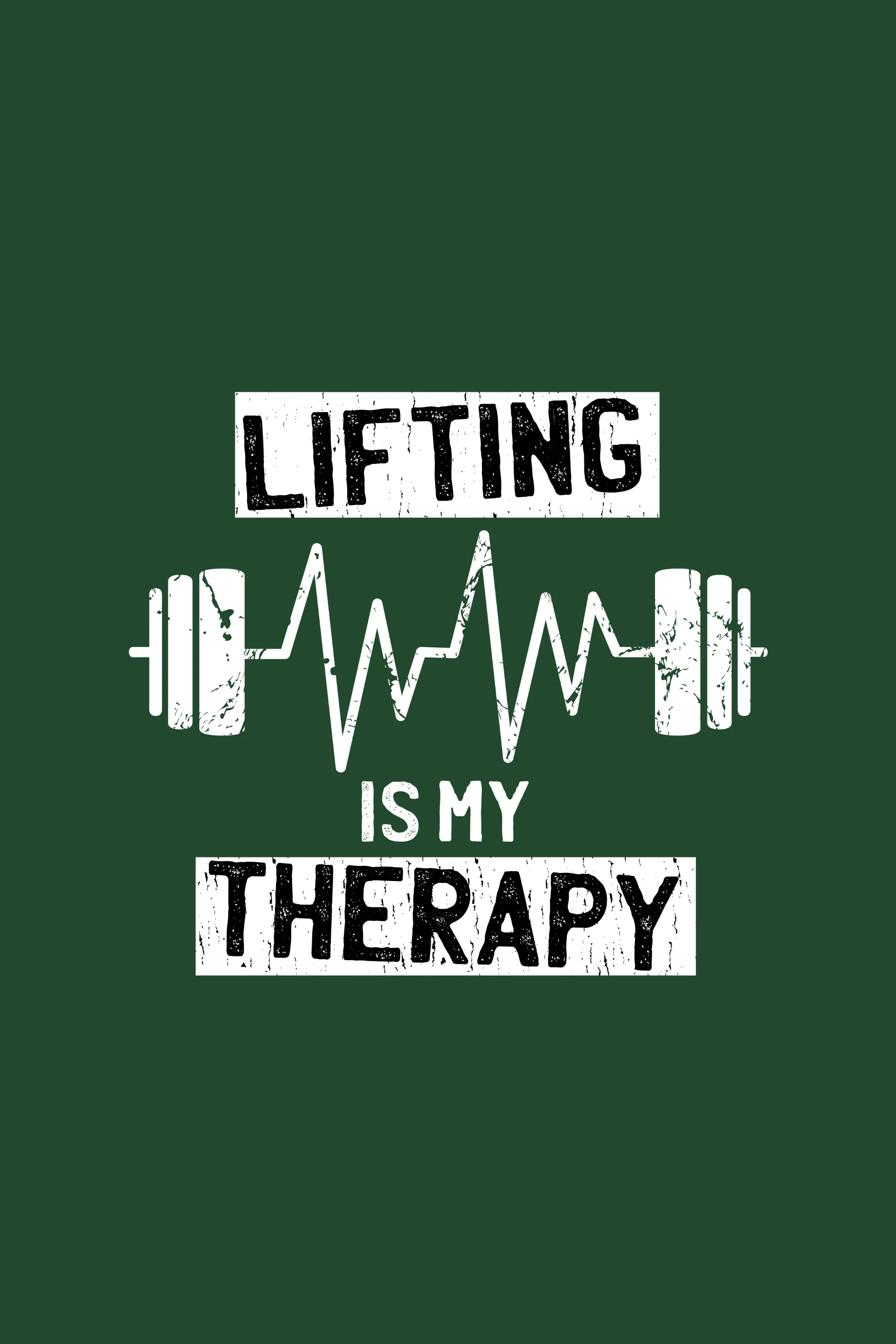 Weight lifting Therapy Printed Oversized T-shirt for Men