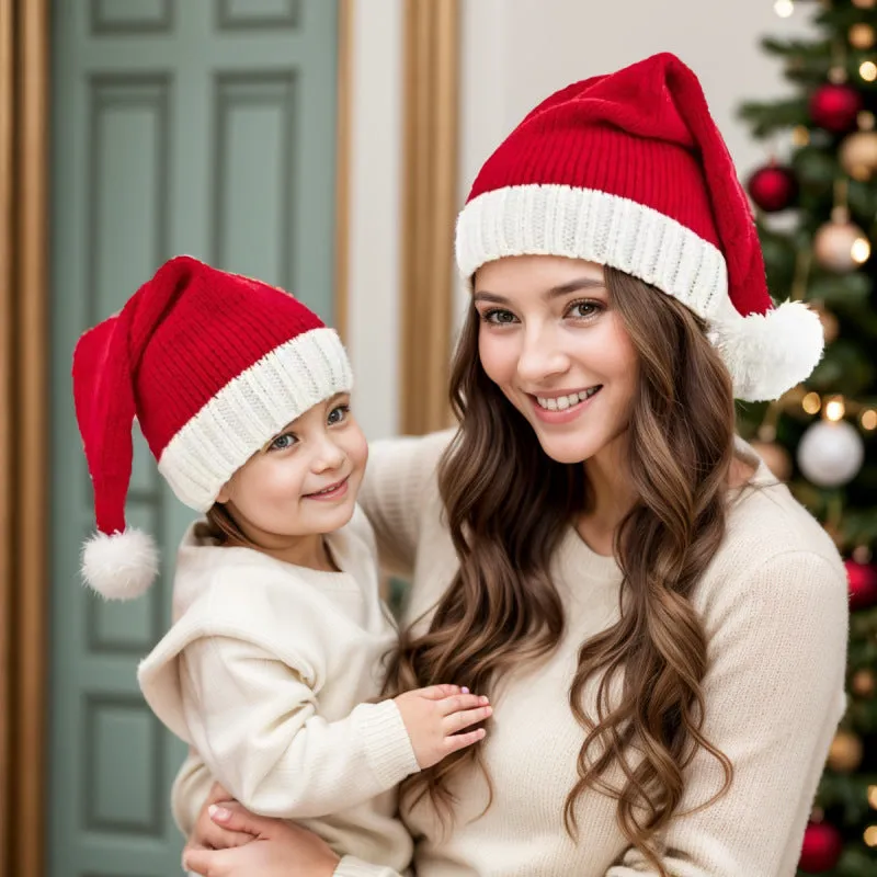 Wholesale Christmas Winter Baby Parent-Child Holiday Holy Beanie